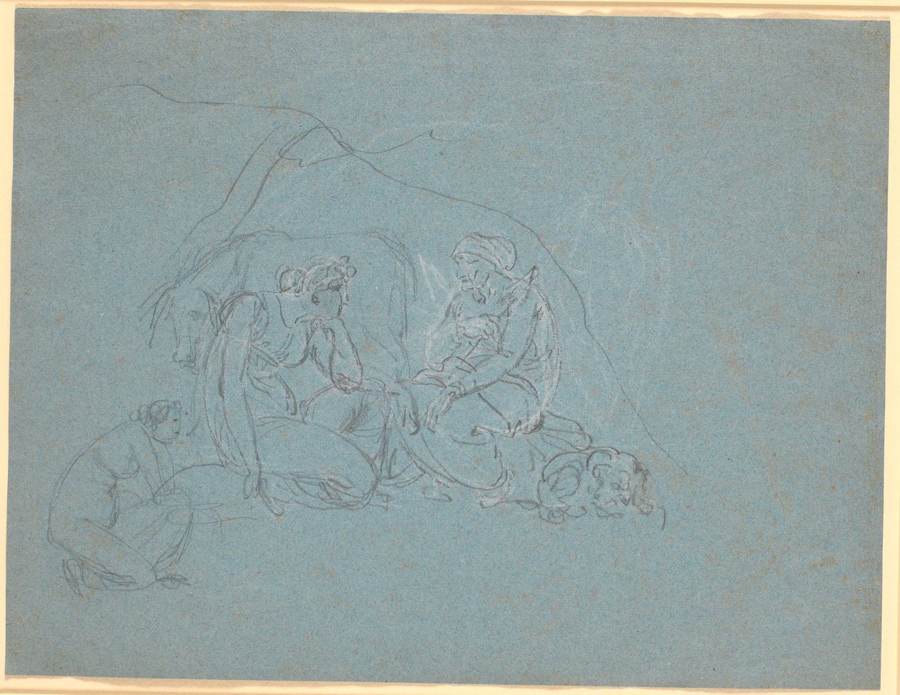Ontwerp voor scène in Apuleius