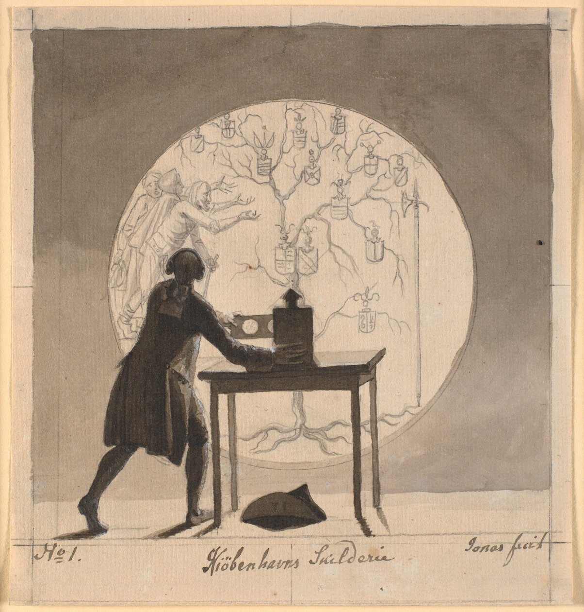 Laterna Magica, 1786-1788 door Nicolai Abraham Abildgaard
