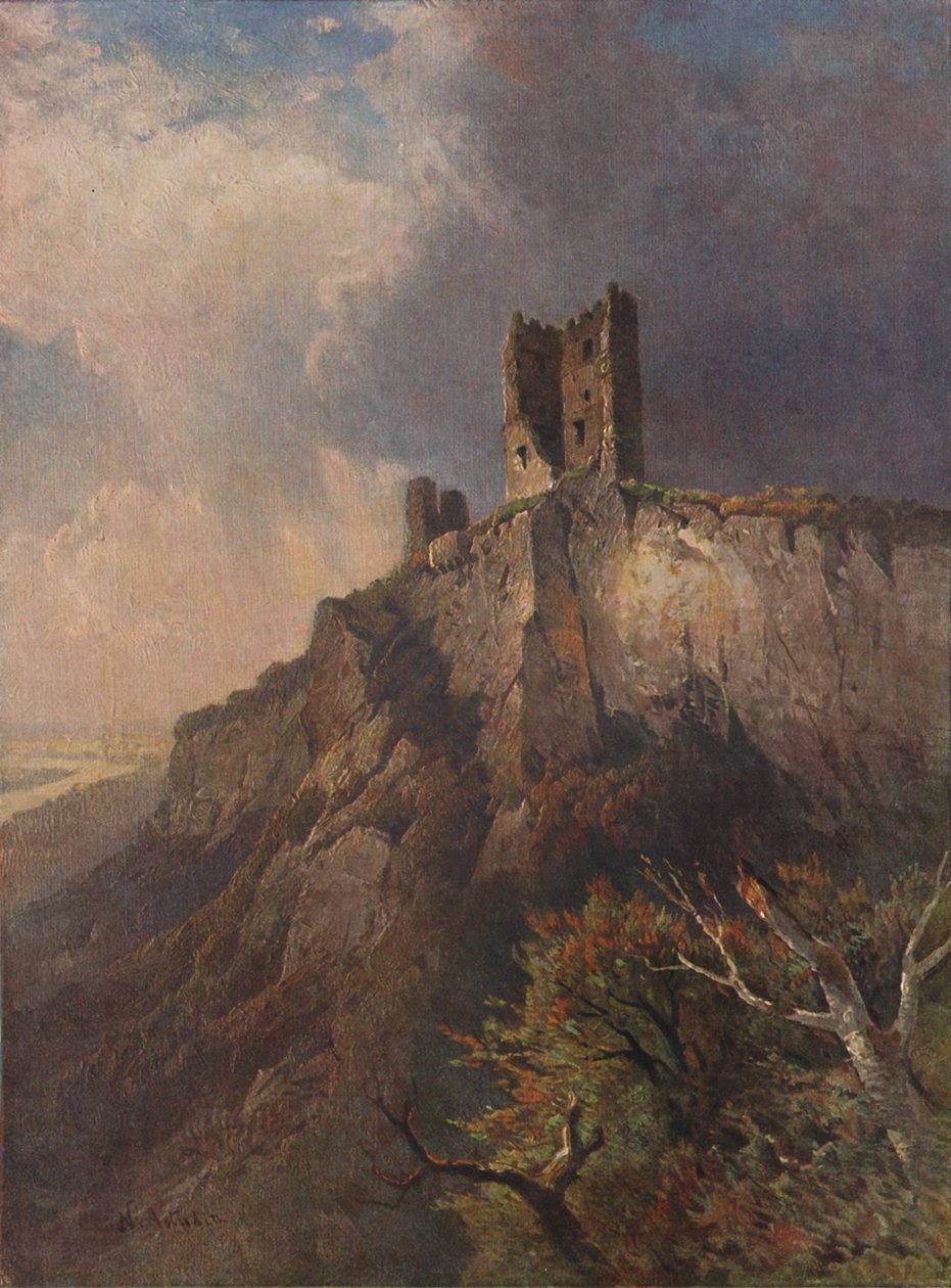 Der Drachenfels, 1923 door Nicolai Astudin