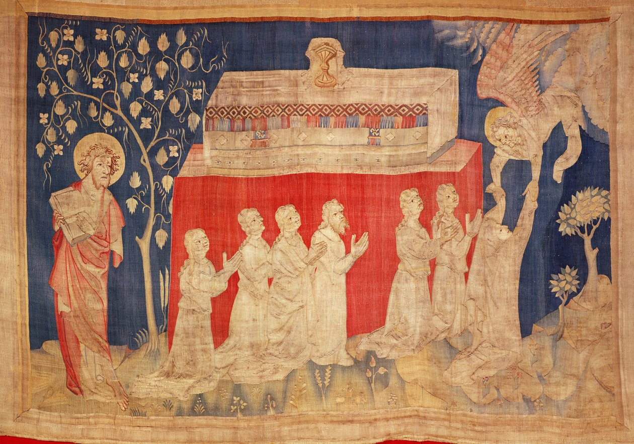Zielen van de Martelaren, uit de Apocalyps Tapestry van Angers, 1373-87 door Nicolas Bataille