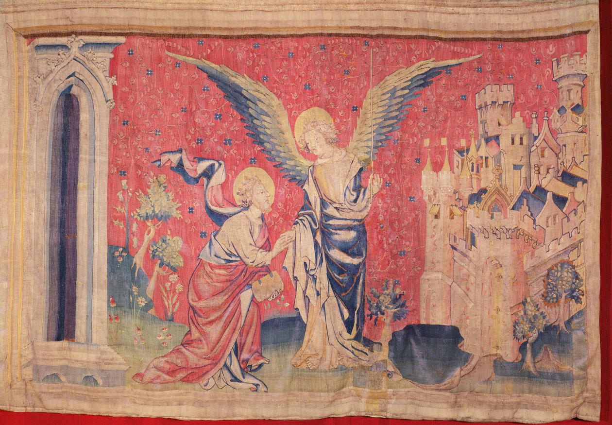 Het Nieuwe Jeruzalem, uit de Apocalyps Tapestry van Angers door Nicolas Bataille