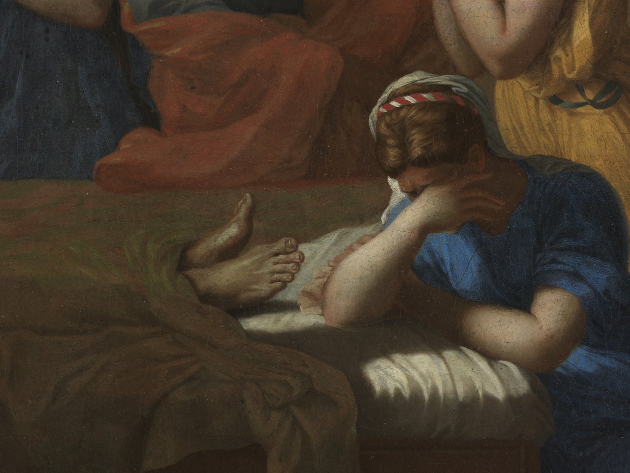 Laatste Sacrament, uit de Zeven Sacramenten, 1638-40 door Nicolas Poussin