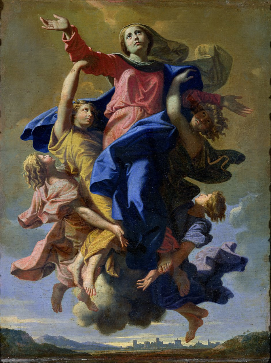 De Hemelvaart van de Maagd, 1649-50 door Nicolas Poussin