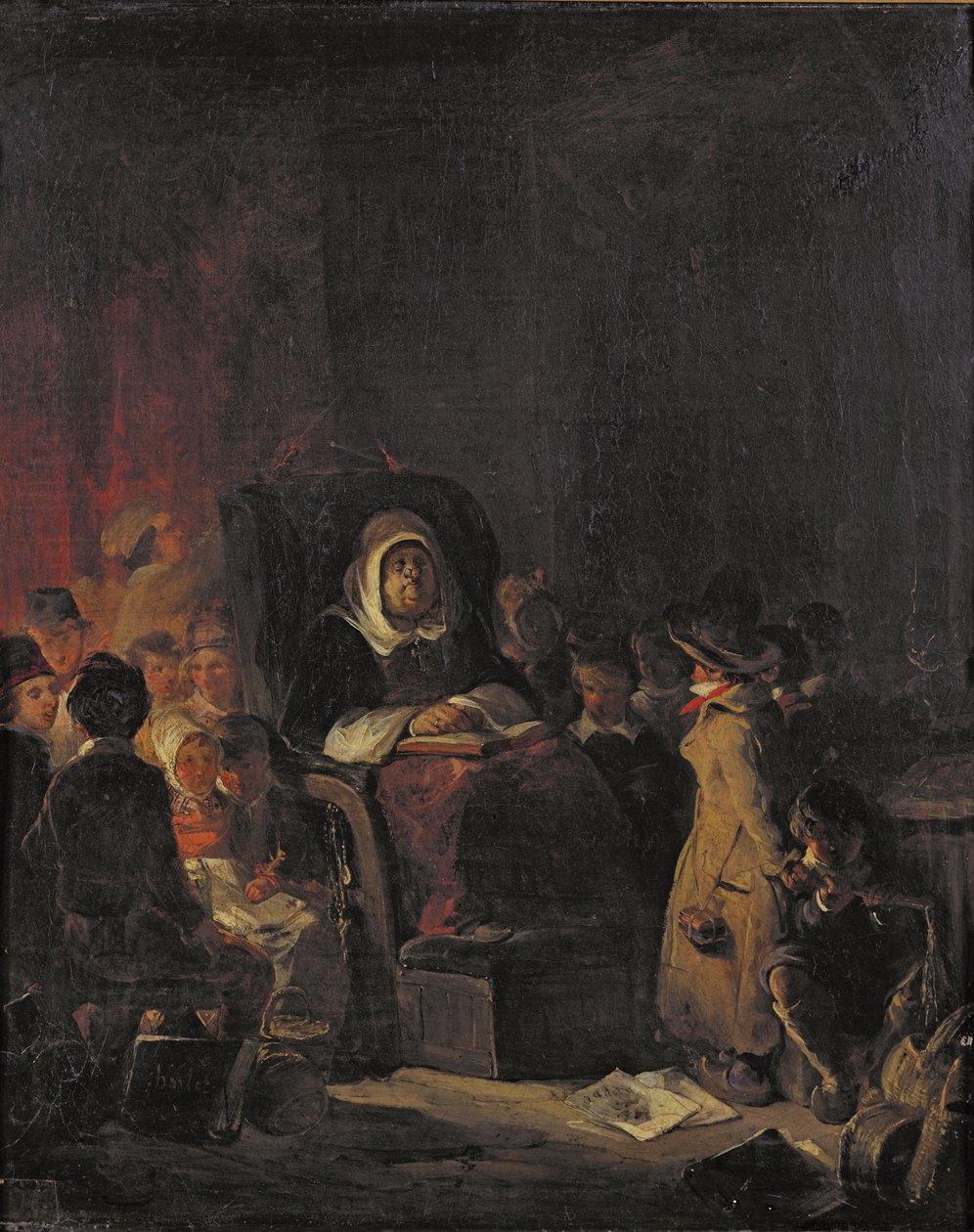 De schooljuffrouw door Nicolas Toussaint Charlet