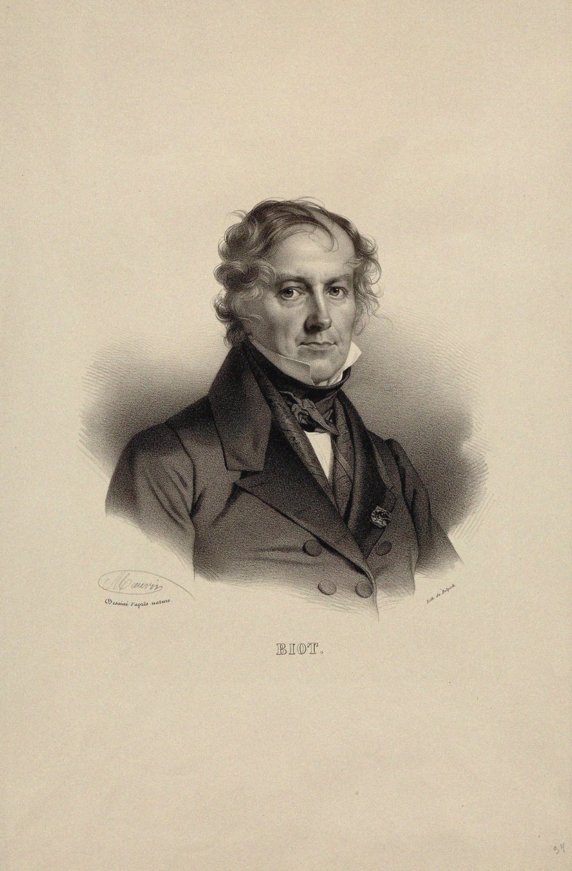 Portret van Jean Baptiste Biot 1774-1862 door Nicolas Eustache Maurin