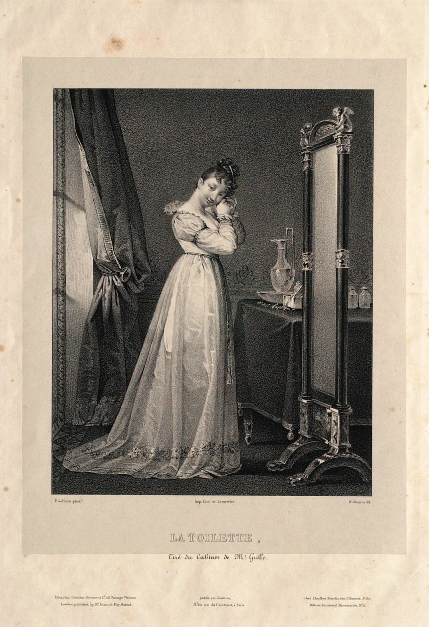 Het toilet (uit de collectie van Sir Grille) door Nicolas Eustache Maurin