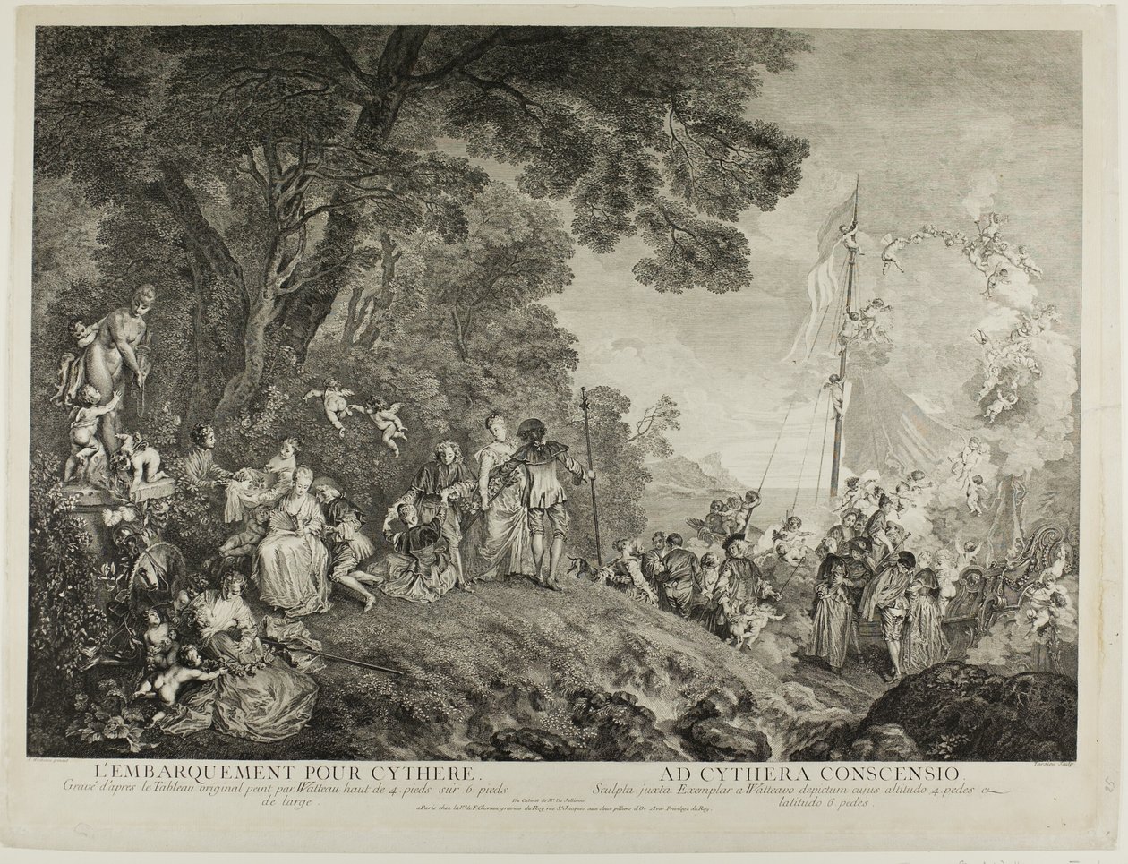 Pelgrimstocht naar het Eiland Cythera door Nicolas Henri Tardieu