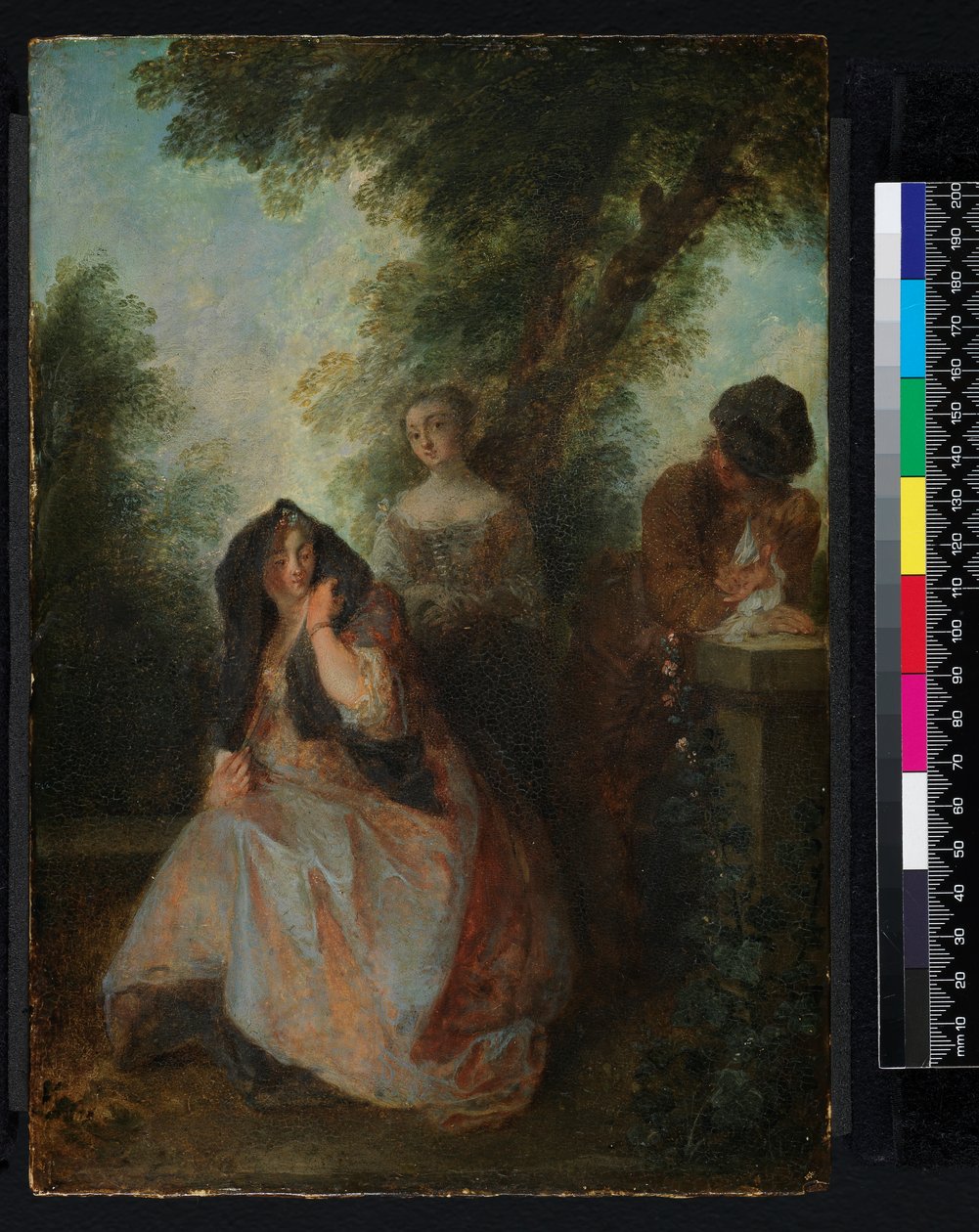 In deze aangename eenzaamheid..., voor 1743 door Nicolas Lancret