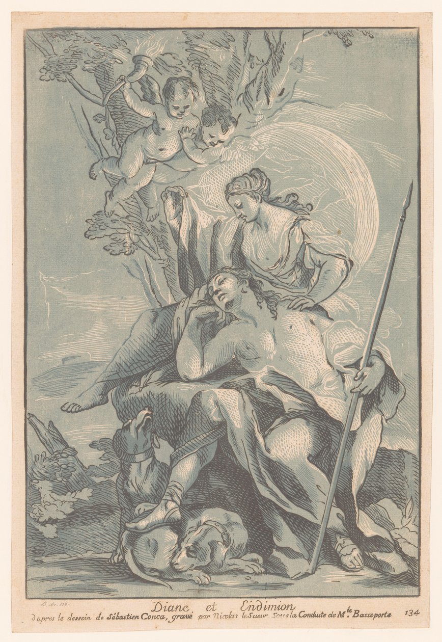 Diana en Endymion, Cabinet Crozat, Recueil d