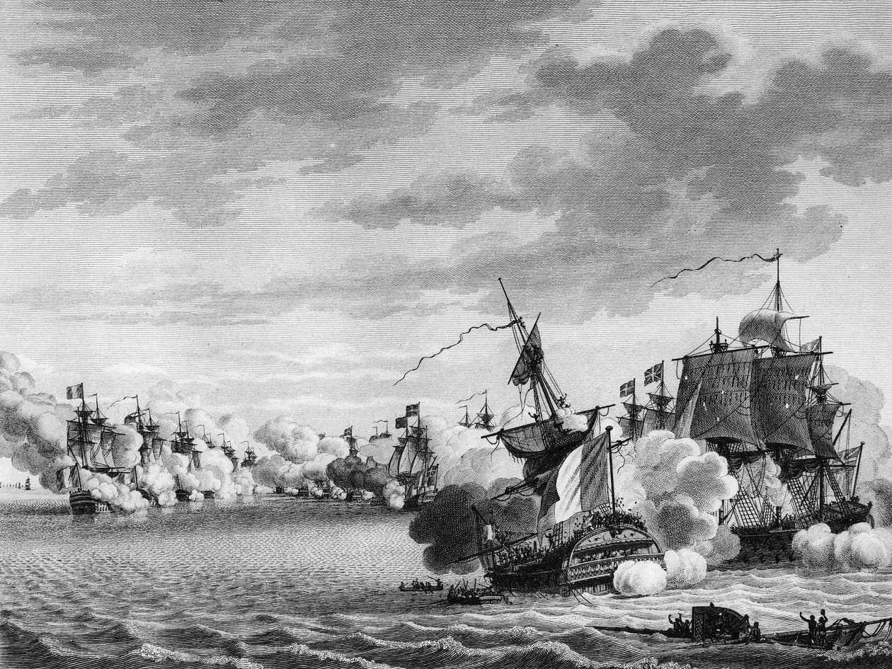Oorlog van de Franse Revolutie en Anti-Revolutionaire Bewegingen: Slag van het Franse schip 