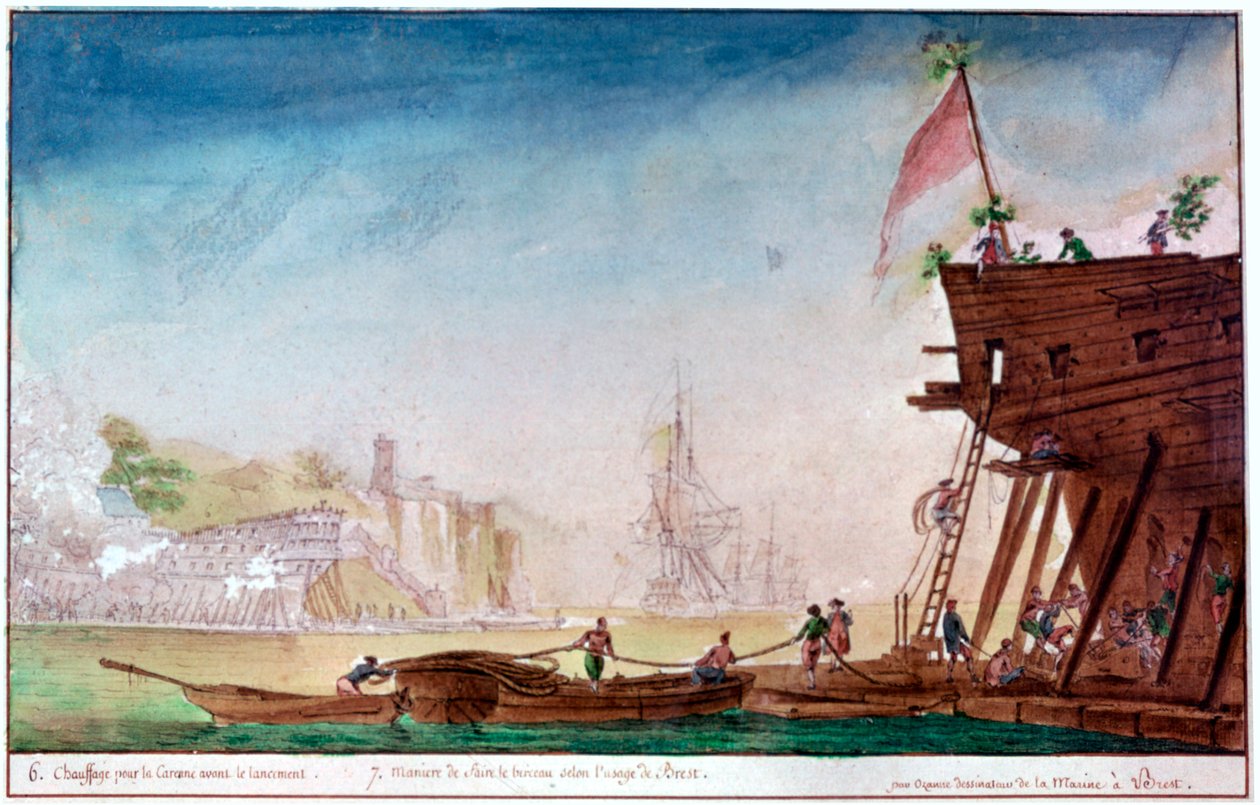 De Marina van Brest door Nicolas Marie Ozanne