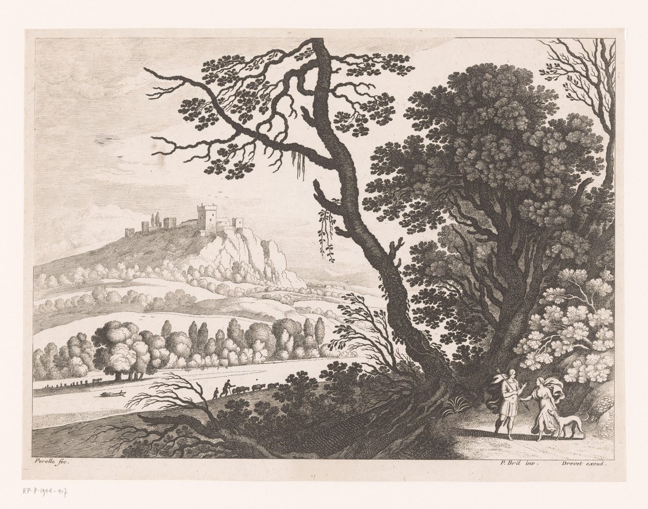 Cephalus en Procris door Nicolas Perelle
