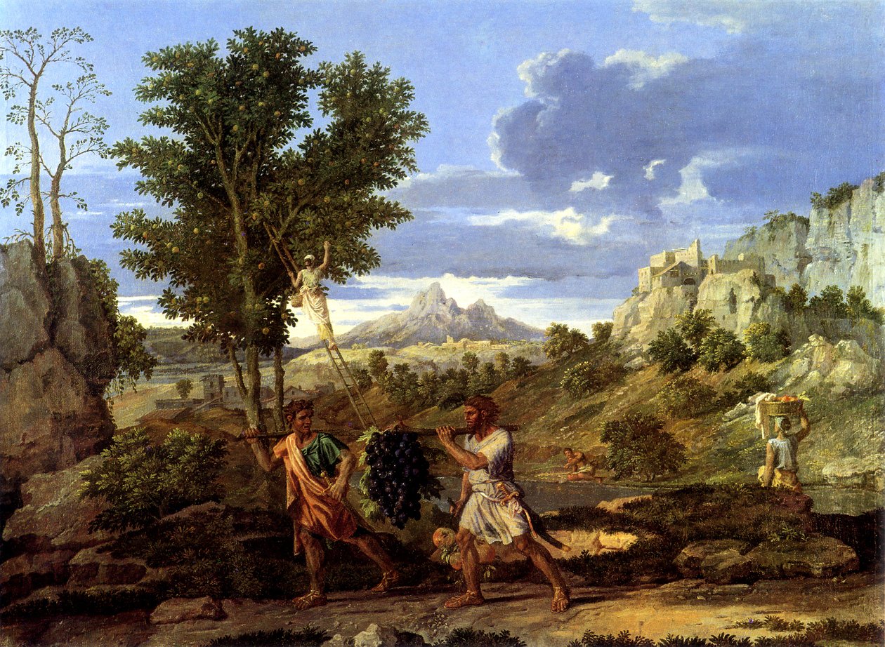 Herfst door Nicolas Poussin