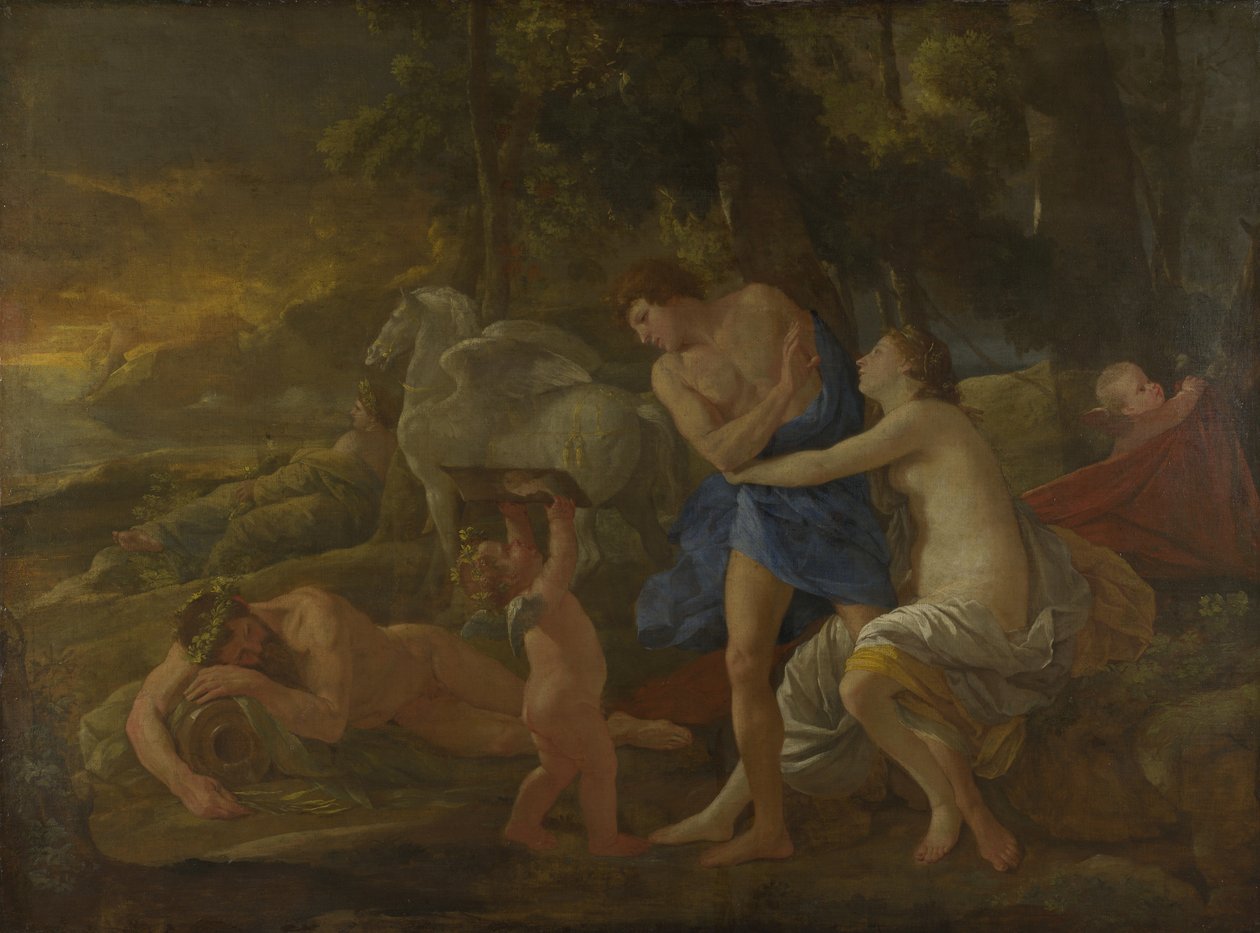 Cephalus en Aurora, ca. 1630 door Nicolas Poussin