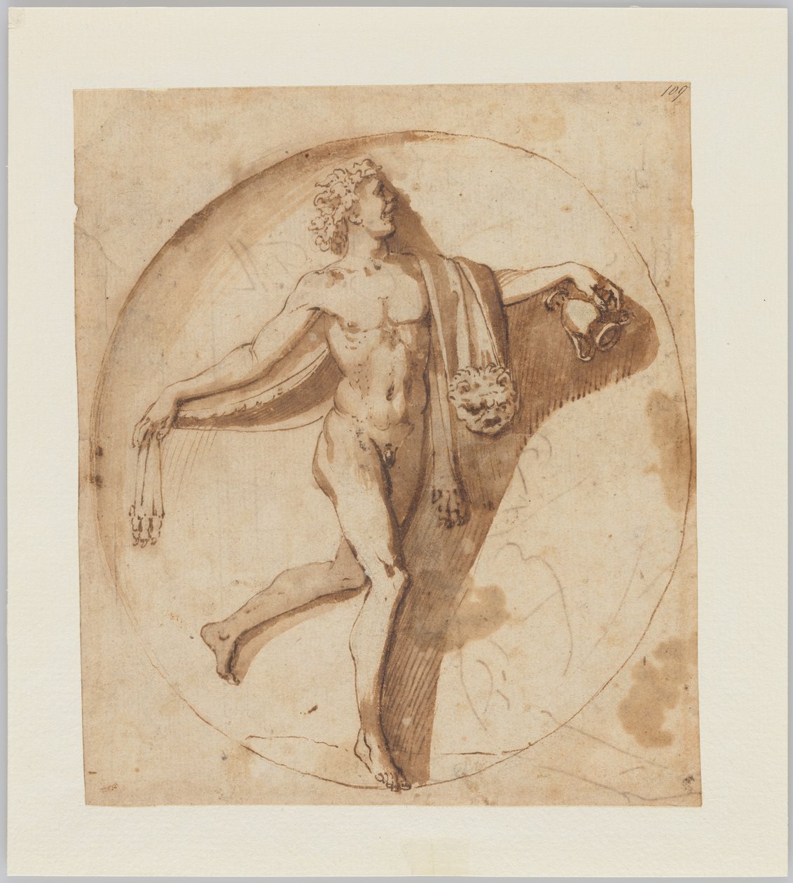 Dansende votaris van Bacchus door Nicolas Poussin