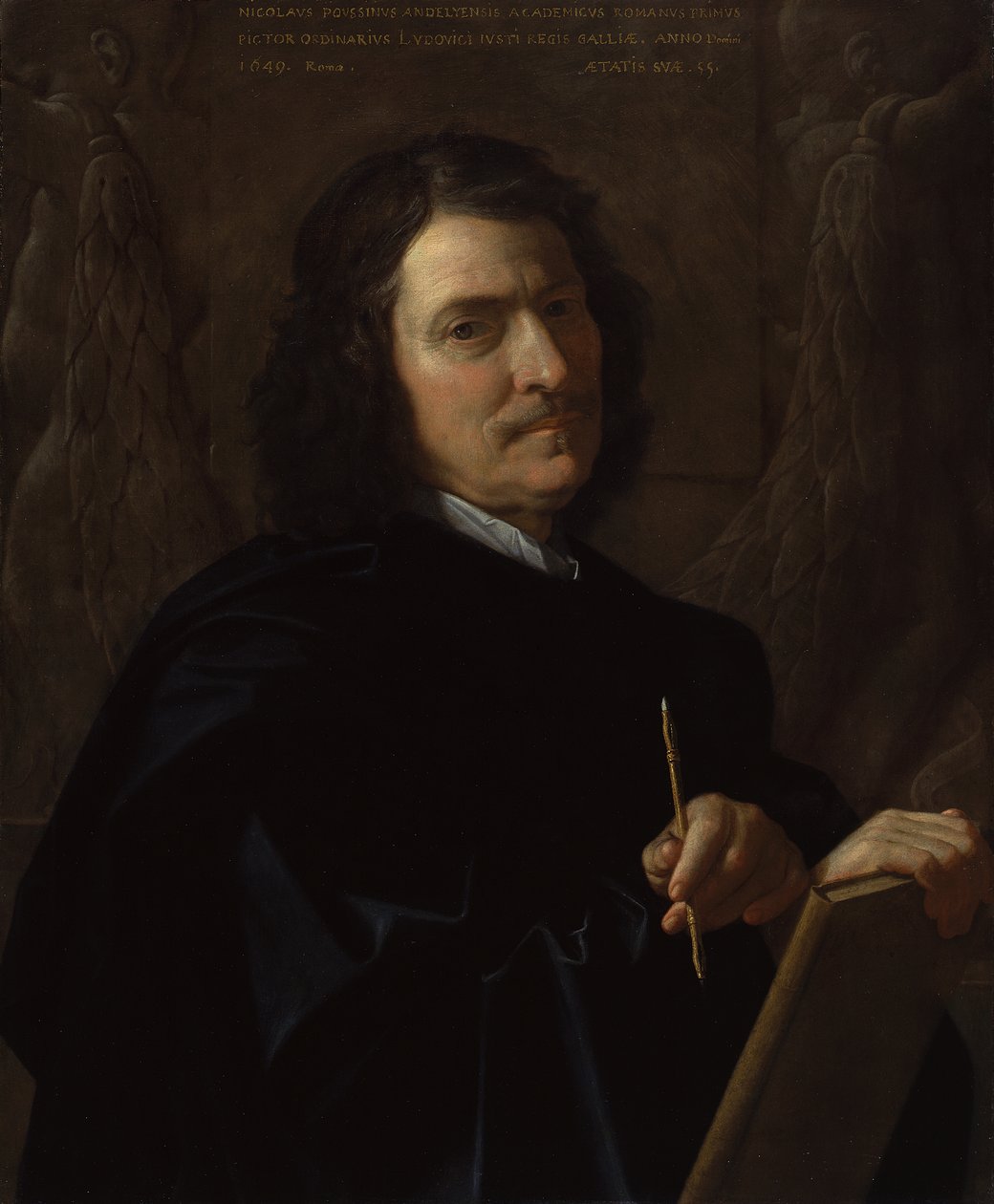 Zelfportret door Nicolas Poussin