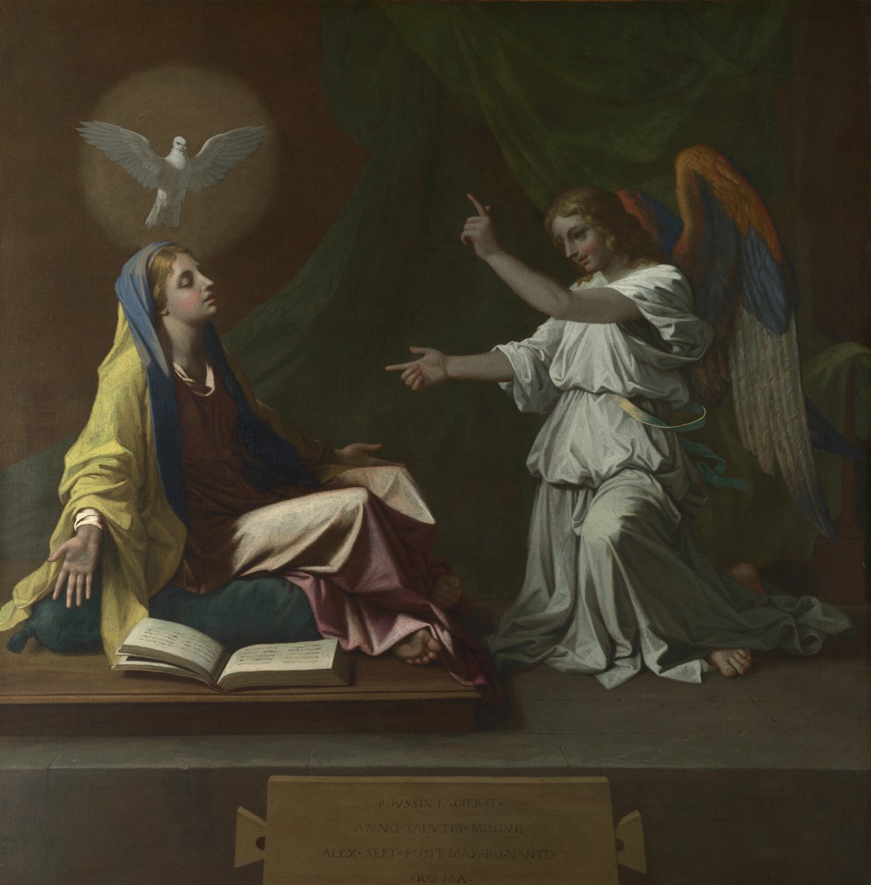 De Annunciatie, 1657 door Nicolas Poussin