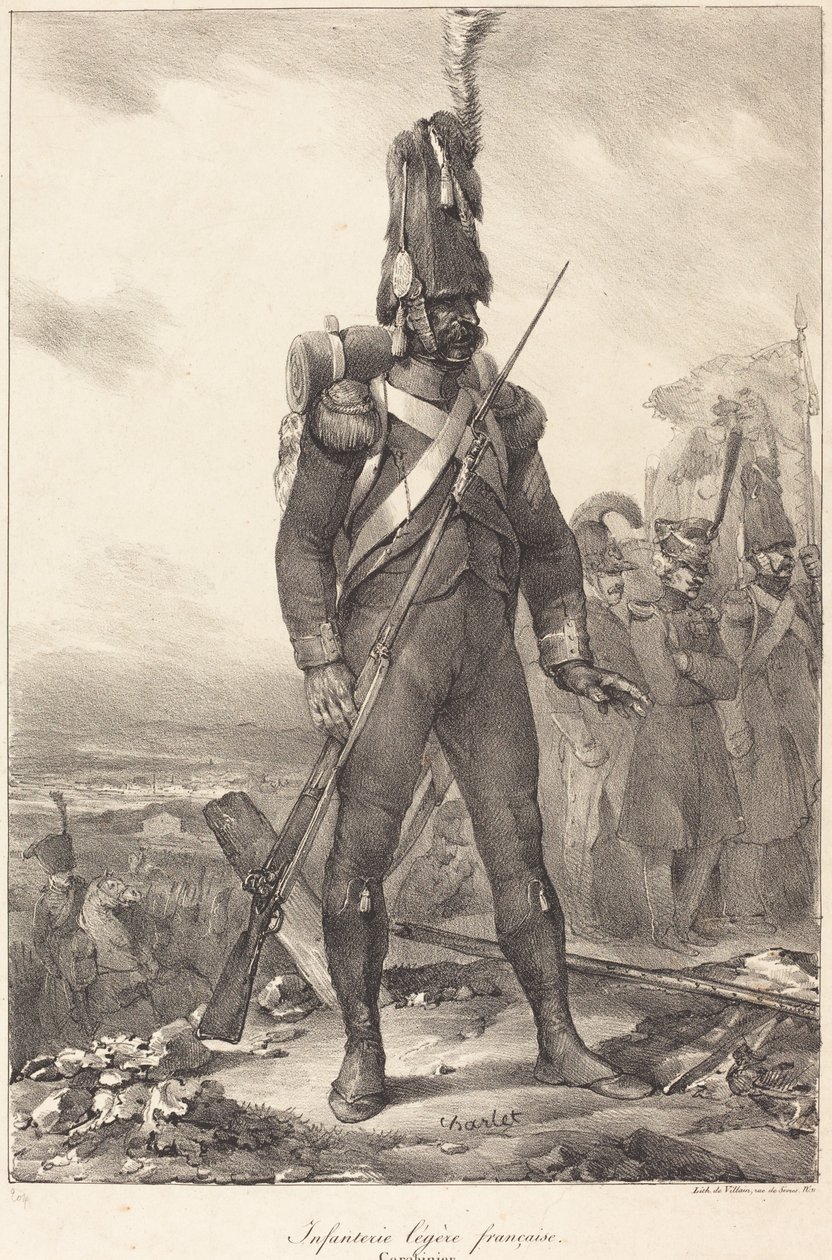 Franse Lichte Infanterie, Karabinier door Nicolas Toussaint Charlet