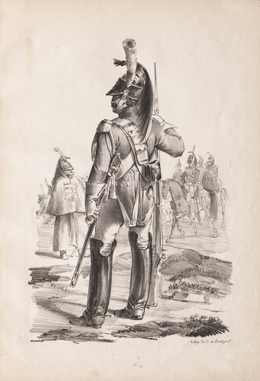Militaire Kostuums: Grenadier van de Koninklijke Garde door Nicolas Toussaint Charlet