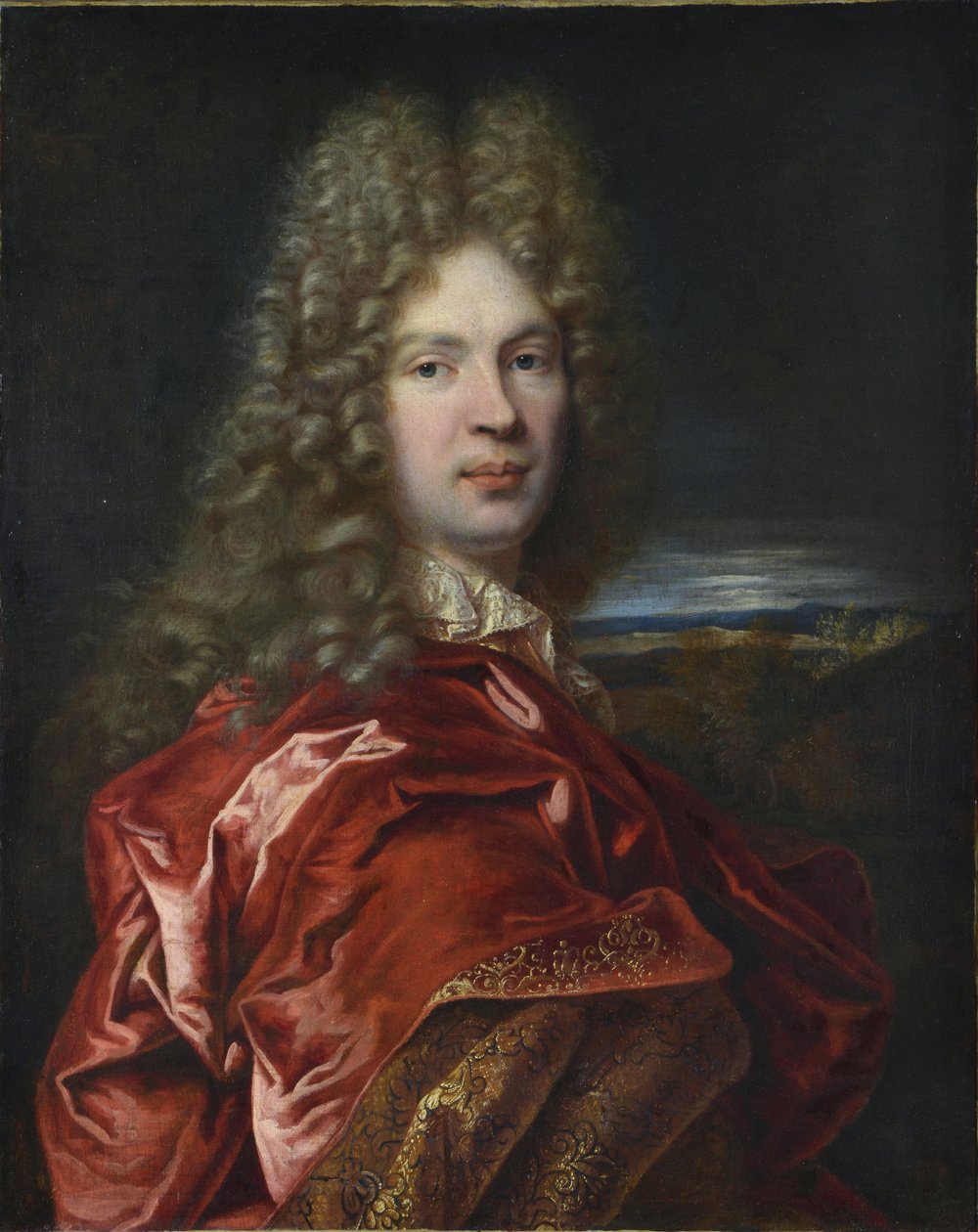 Portret van Pierre-Vincent Bertin, financier en kunstliefhebber door Nicolas de Largillière