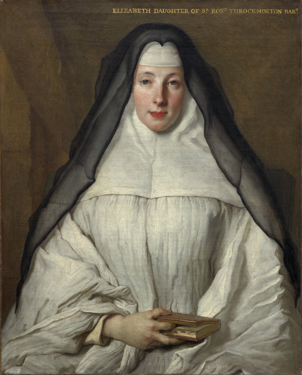Elizabeth Throckmorton, kanunnikes van de Orde van de Engelse Augustinessen door Nicolas de Largillière