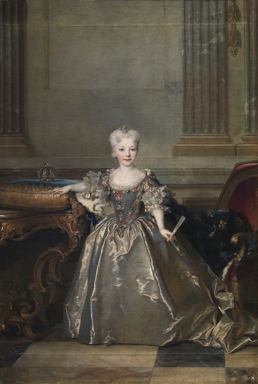 Infanta Mariana Victoria van Spanje door Nicolas de Largillière