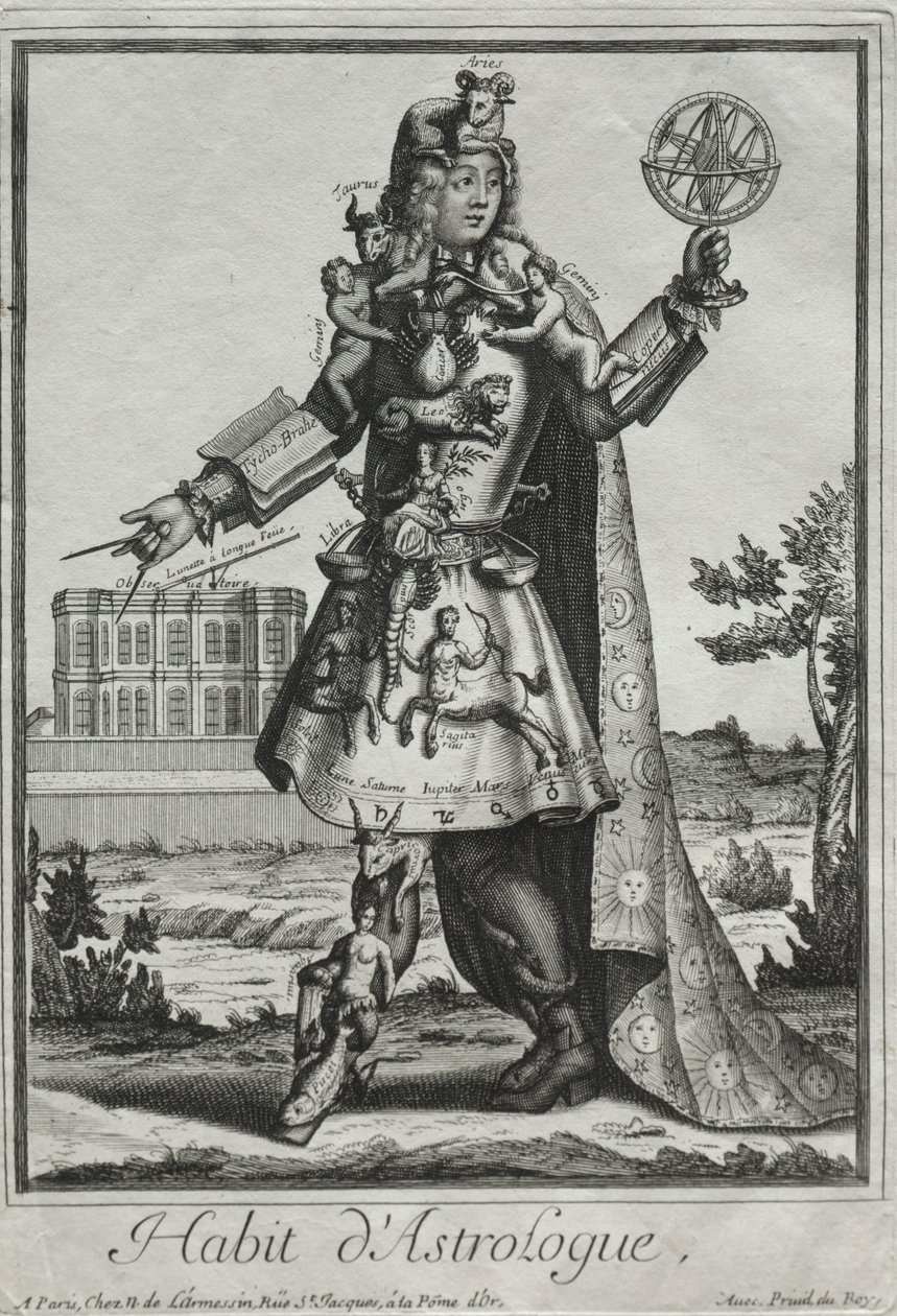 Fantasie Kostuums: Kostuum van de Astrologer door Nicolas de Larmessin II