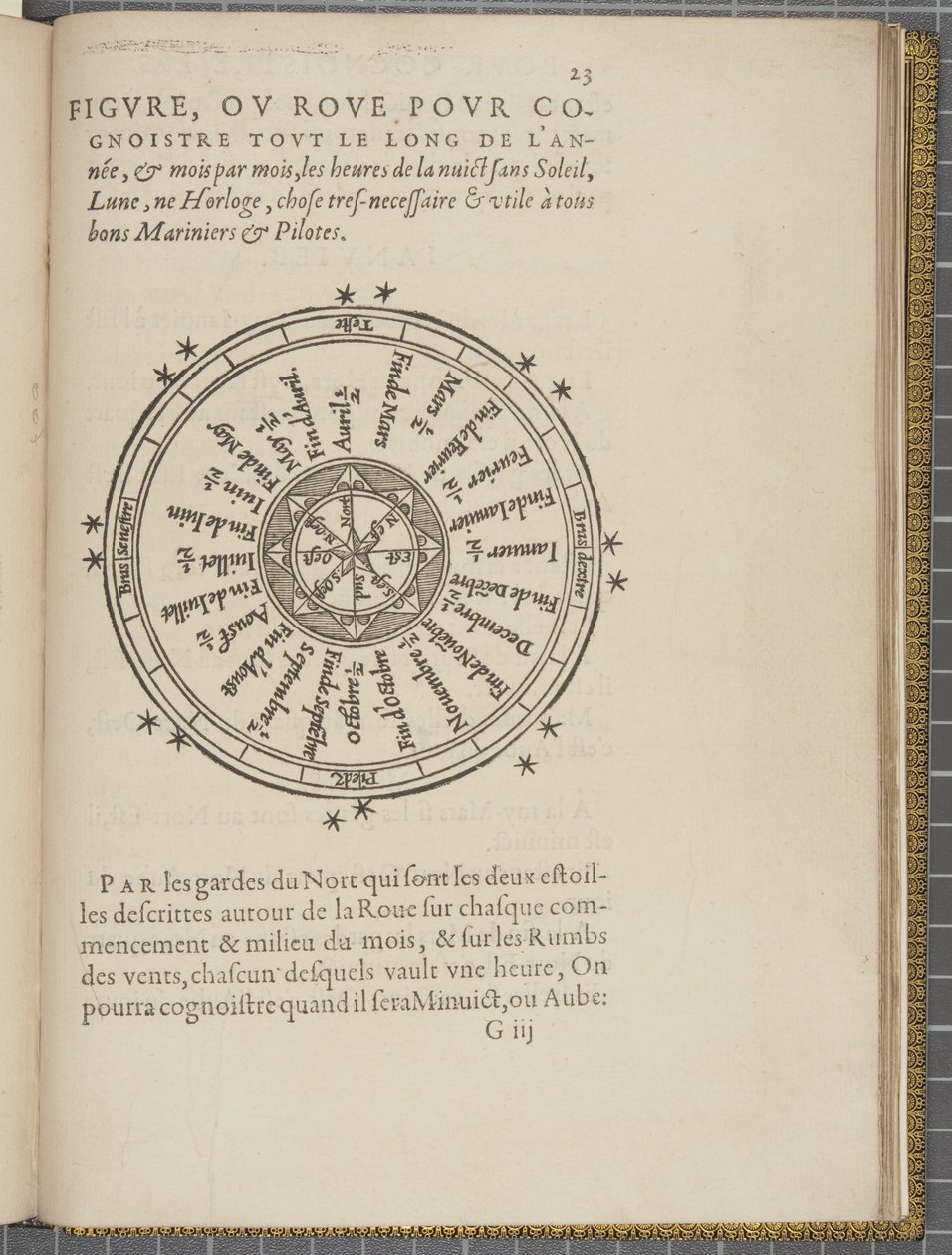 Fol 23 recto, De Navigatie van Koning James V, Rond Schotland, de Orkney-eilanden en de Hebriden of Westelijke Eilanden: Onder leiding van die uitstekende piloot Alexander Lindsay door Nicolas de Nicolay