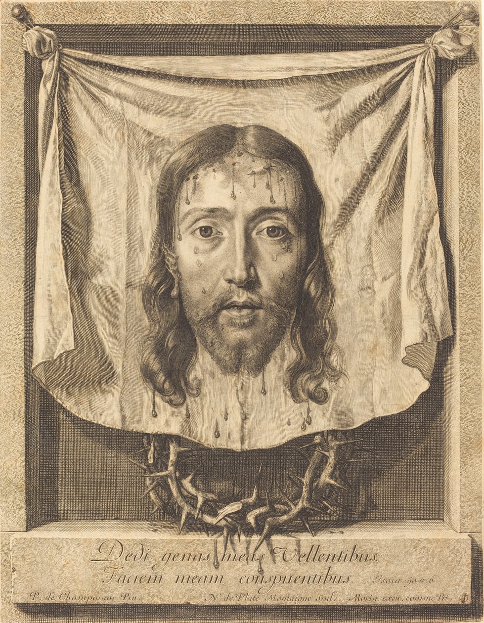 De sluier van Sint Veronica door Nicolas de Plattemontagne after Philippe