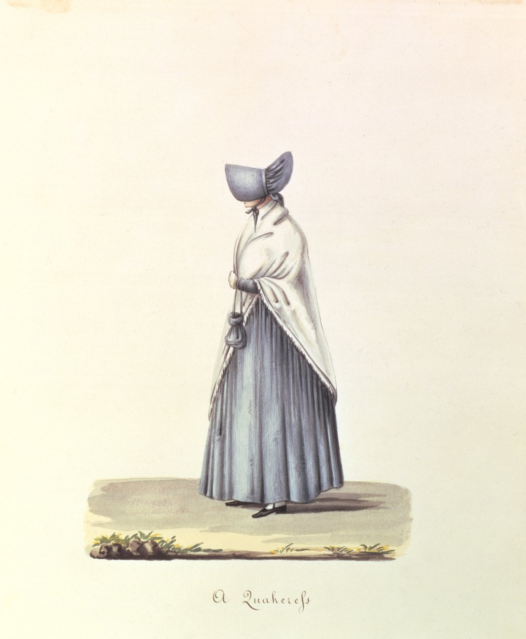 Een Quakeres, ca. 1840-44 door Nicolino Calyo