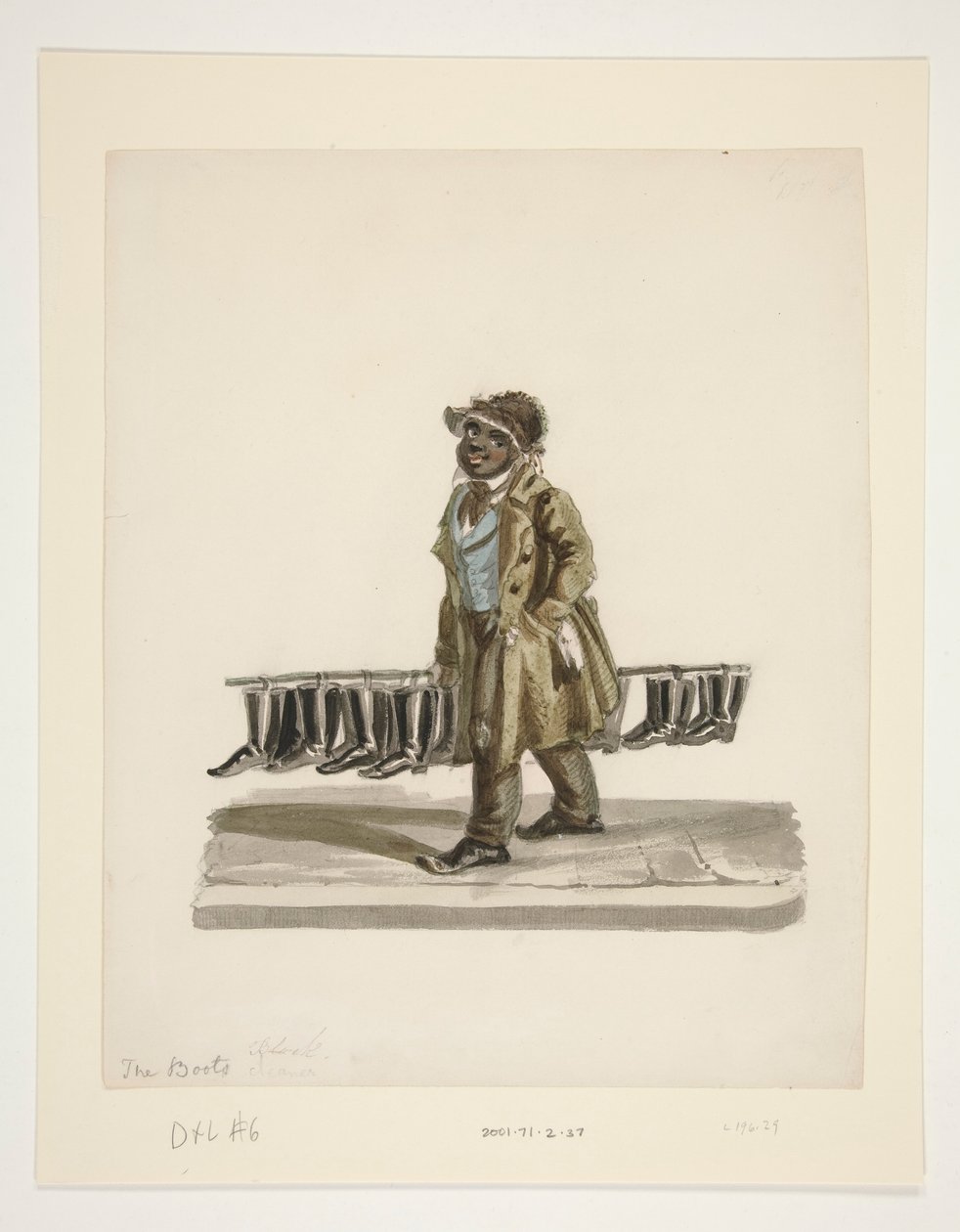 De schoenpoetser door Nicolino Calyo