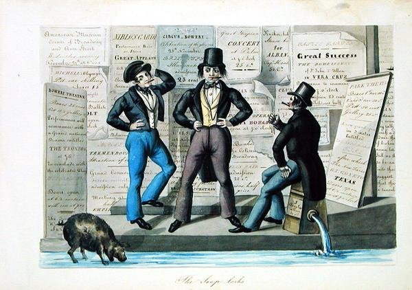 De zeep-lorks, c.1840 door Nicolino Calyo