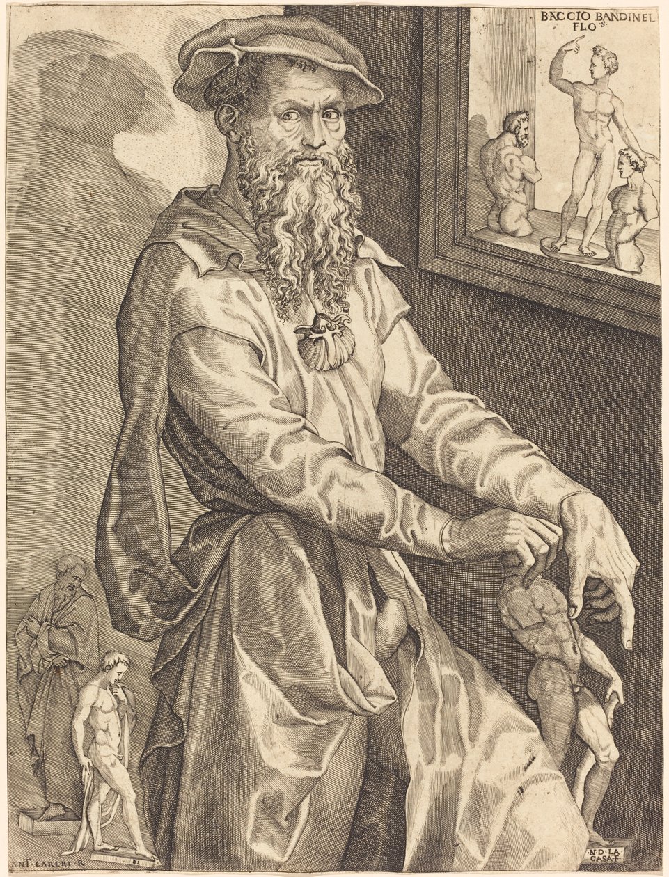 Baccio Bandinelli door Nicolo della Casa