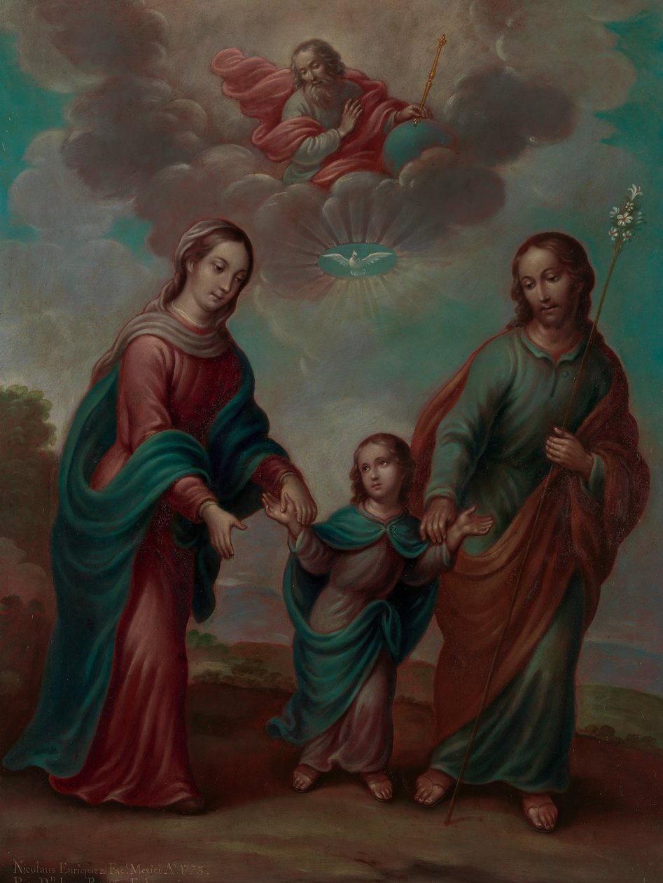 De Terugkeer van de Heilige Familie uit Egypte, 1773 door Nicolás Enríquez