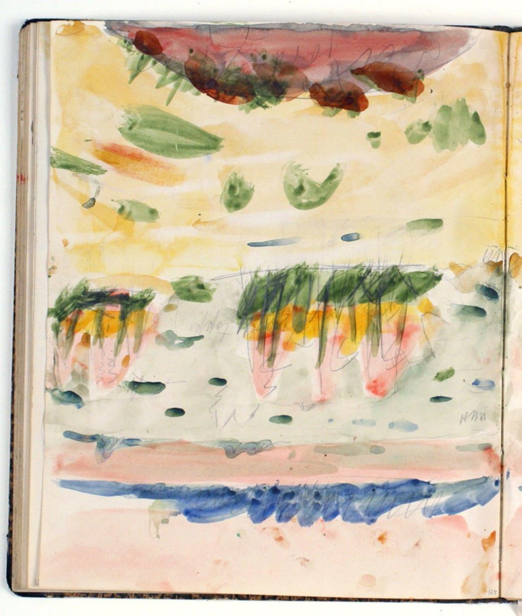 Landschapsstudie door Niels Larsen Stevns