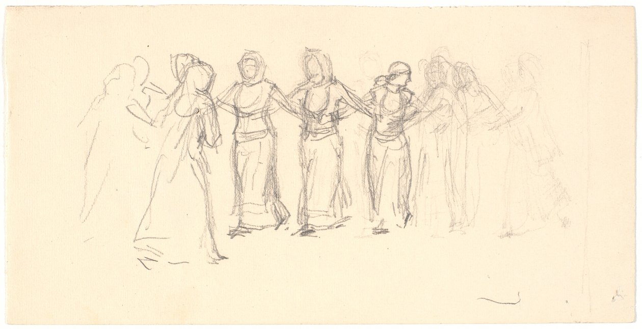 Dansende Griekse vrouwen door Niels Skovgaard