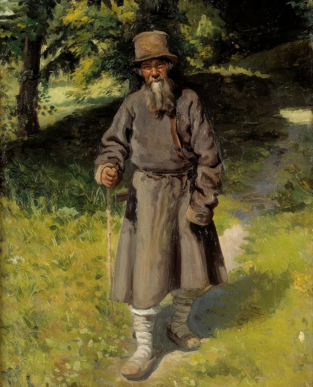 De Wandelaar door Nikolai Alexandrowitsch Jaroschenko
