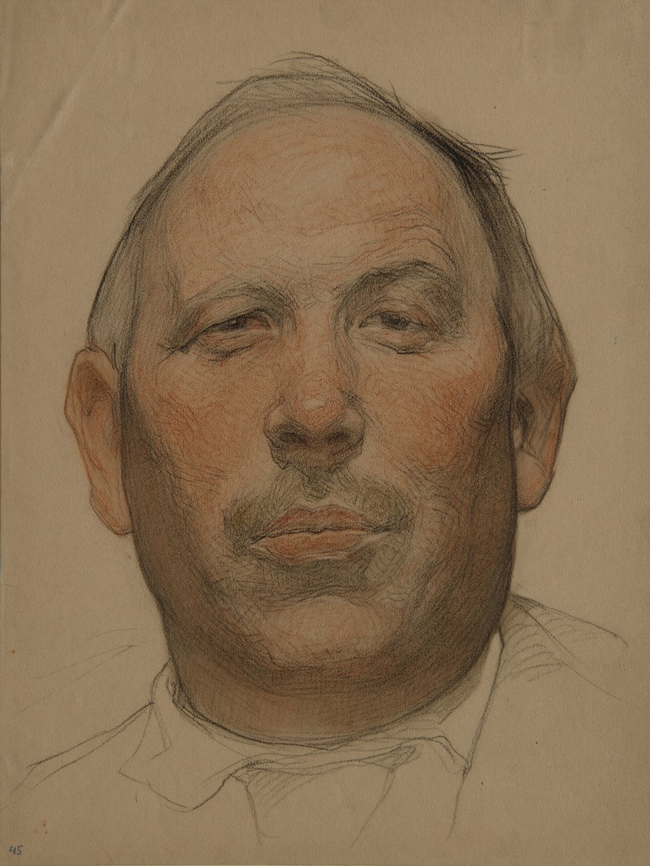 Portret van Demyan Bedny 1883-1945, jaren 1920 door Nikolai Andreevich Andreev