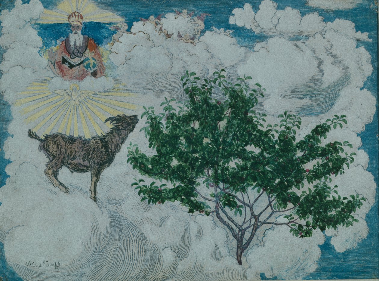 De geit die naar de hemel kwam door Nikolai Astrup