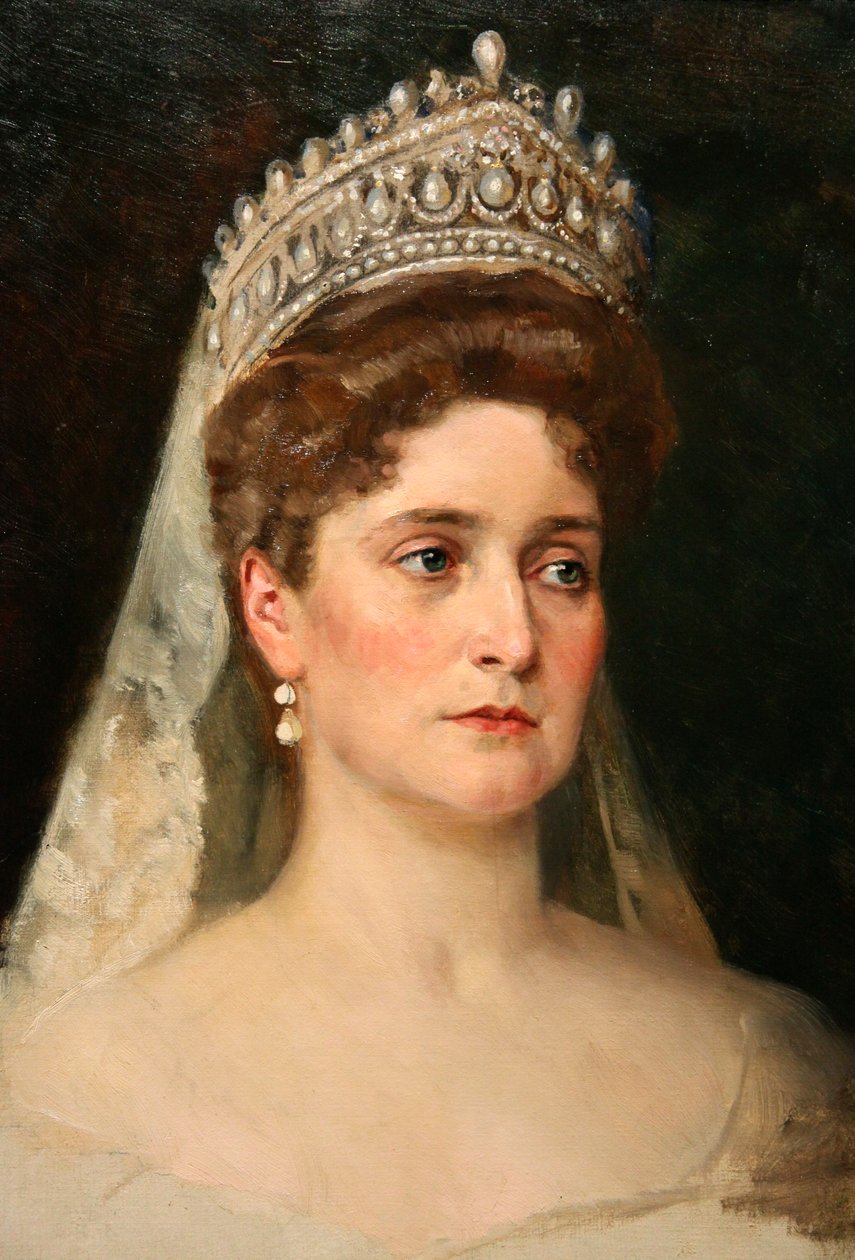 Portret van keizerin Alexandra Fjodorovna door Nikolai Bodarevsky