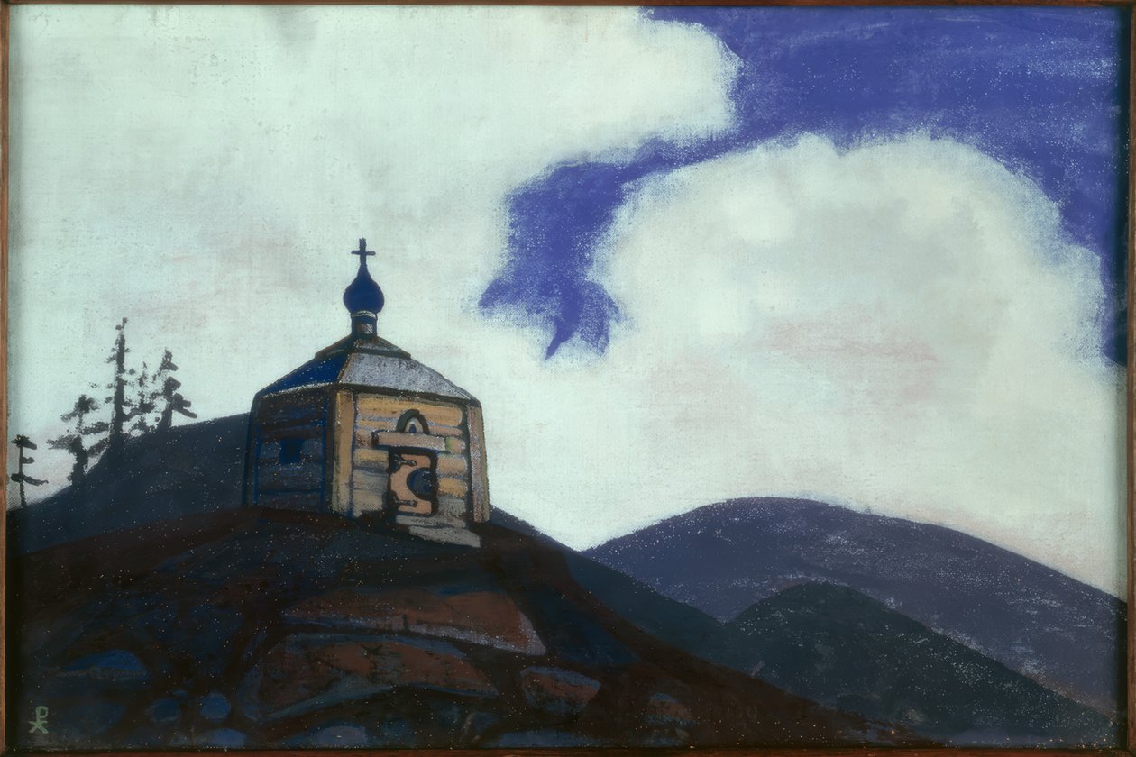 N.K. Roerich, Kapel van de Heilige Sergius van Radonesh door Nikolai Konstantinowitsch Roerich