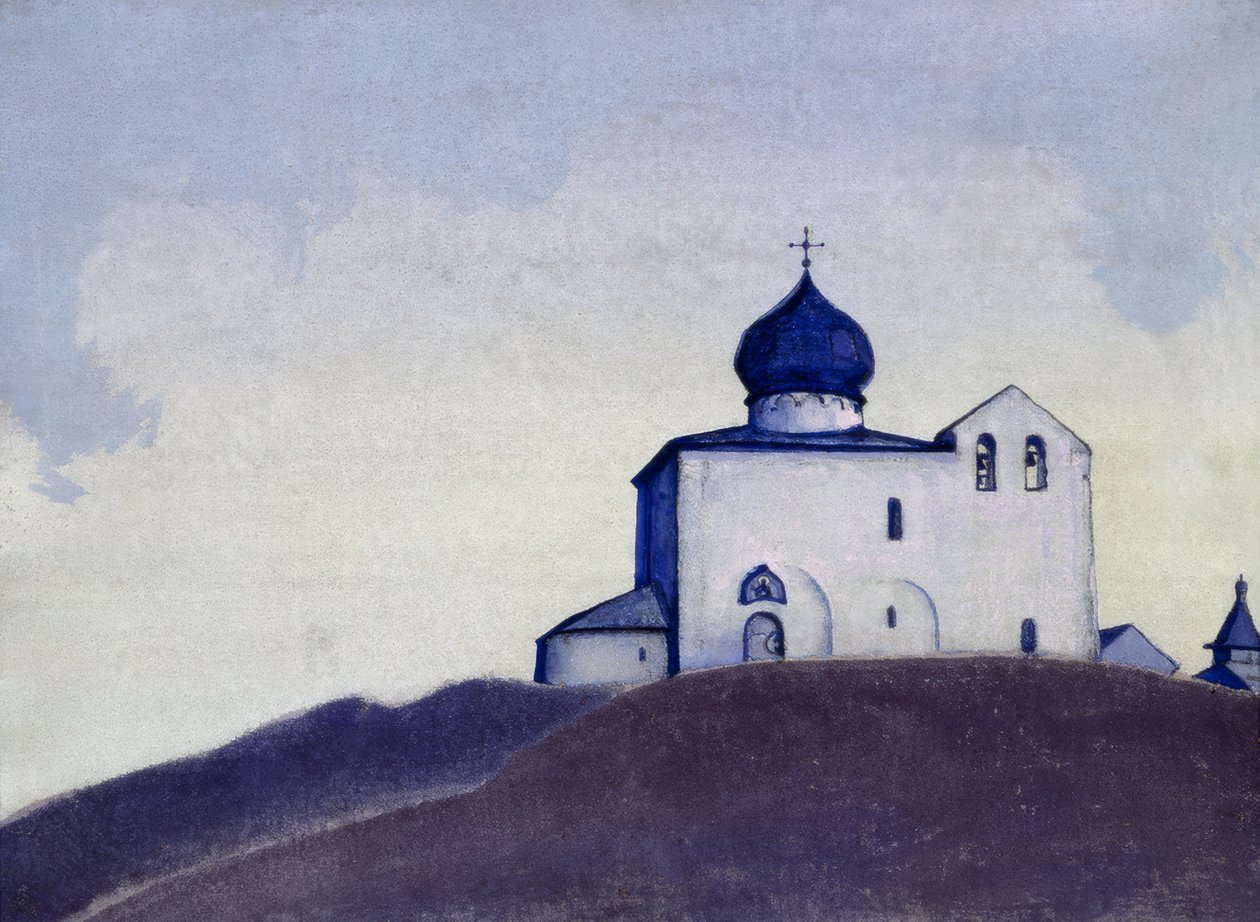 Kerk van de Heilige Sergius in Amerika door Nikolai Konstantinowitsch Roerich