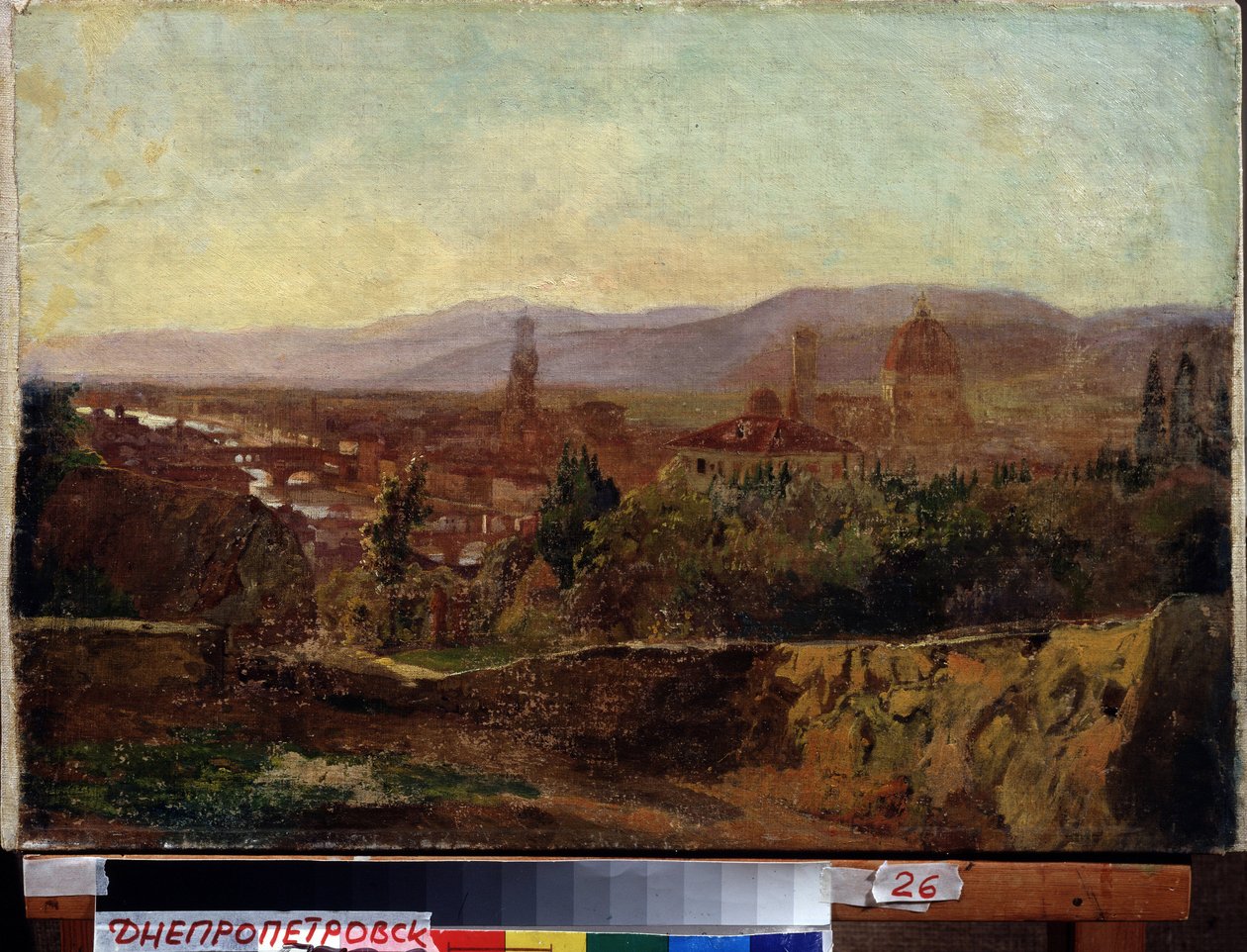 Florence (Italië) door Nikolai Nikolajevitch Gay