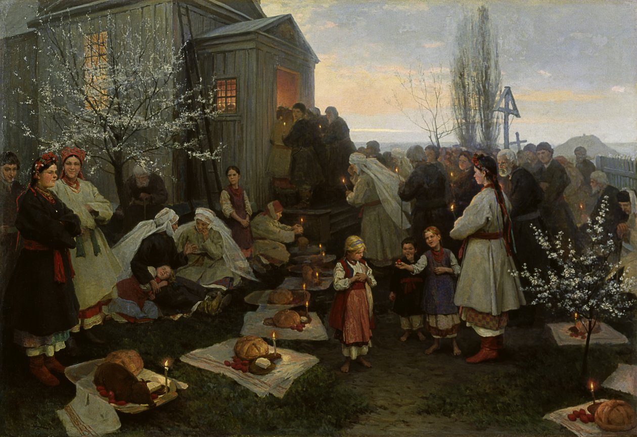 Paasmissen in Oekraïne door Nikolai Pimonenko