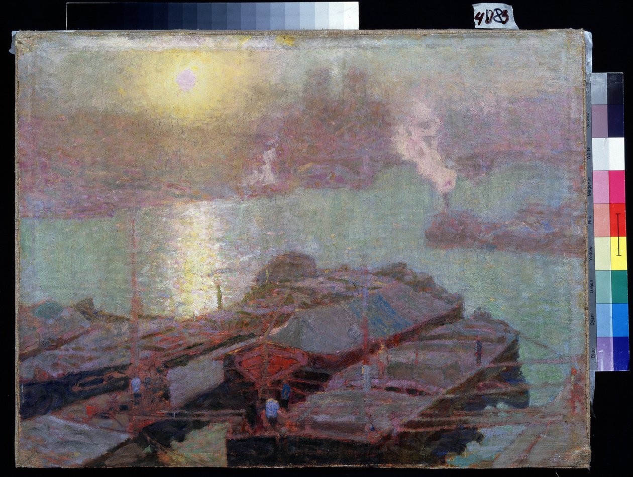 De Seine in Parijs door Nikolai Vasilyevich Dosekin