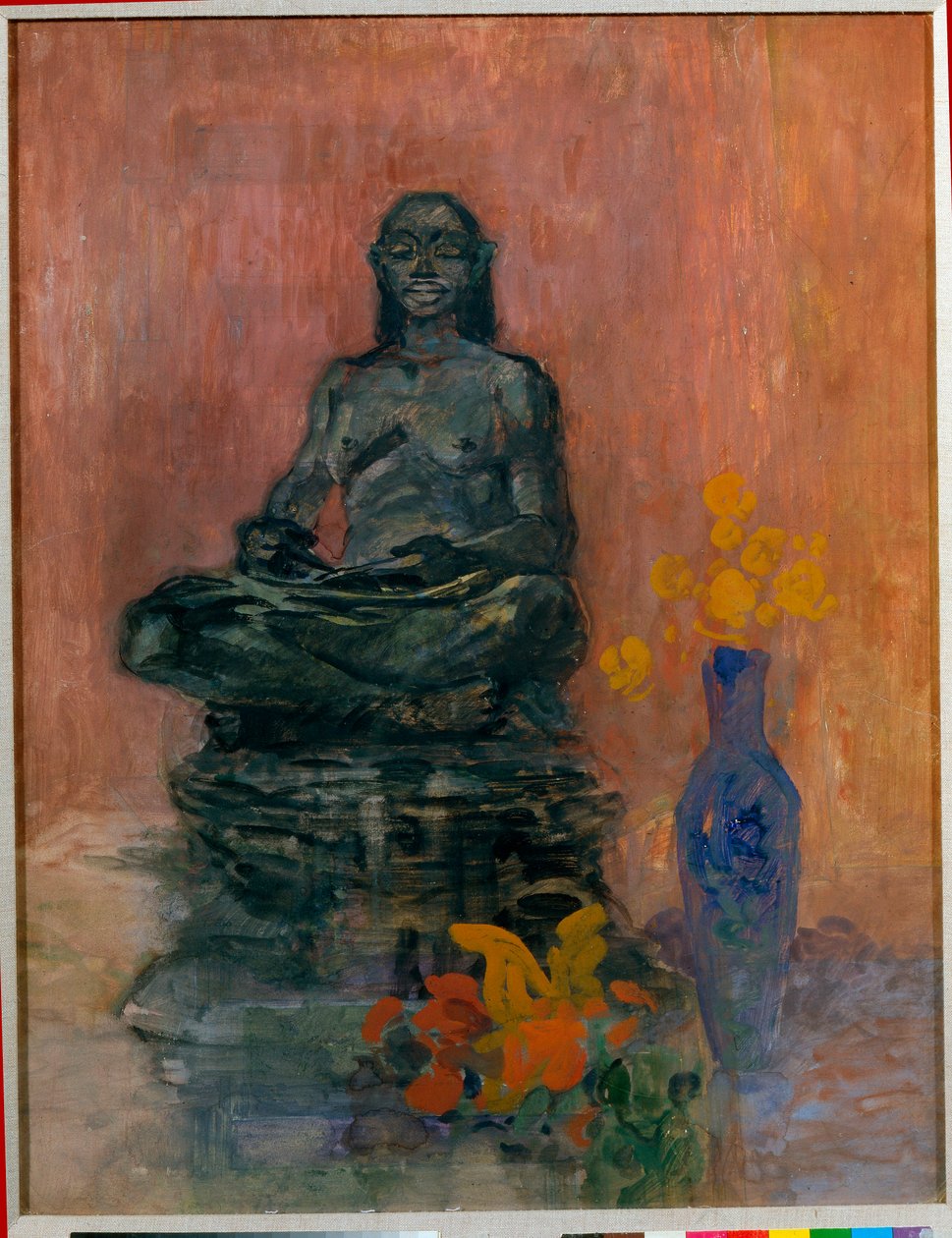 Een hindoeïstische god door Nikolaj Nikolaevic Sapunov