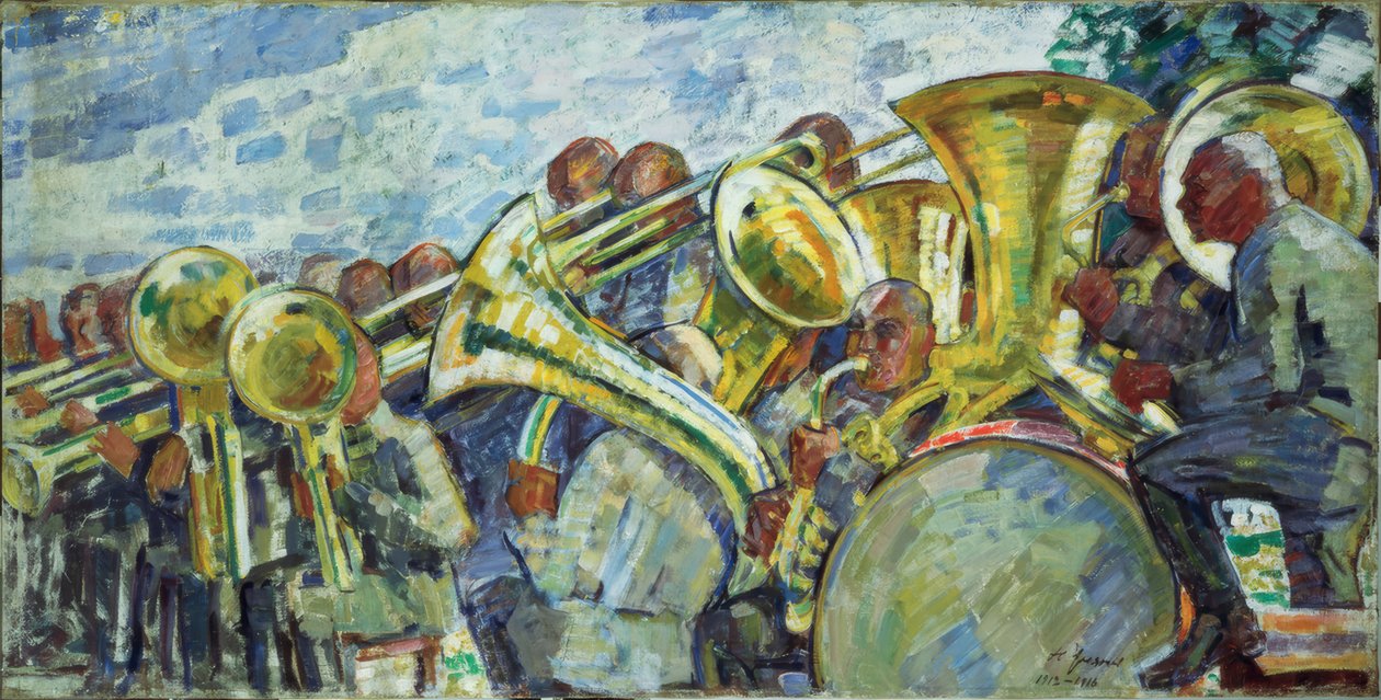 Een blaasorkest door Nikolaj Pawlowitsch Uljanow