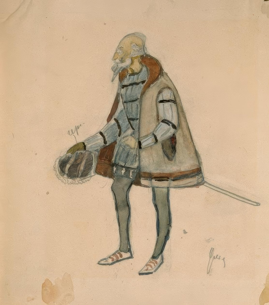 Beeldje van Hertog Johann door Nikolaj Pawlowitsch Uljanow