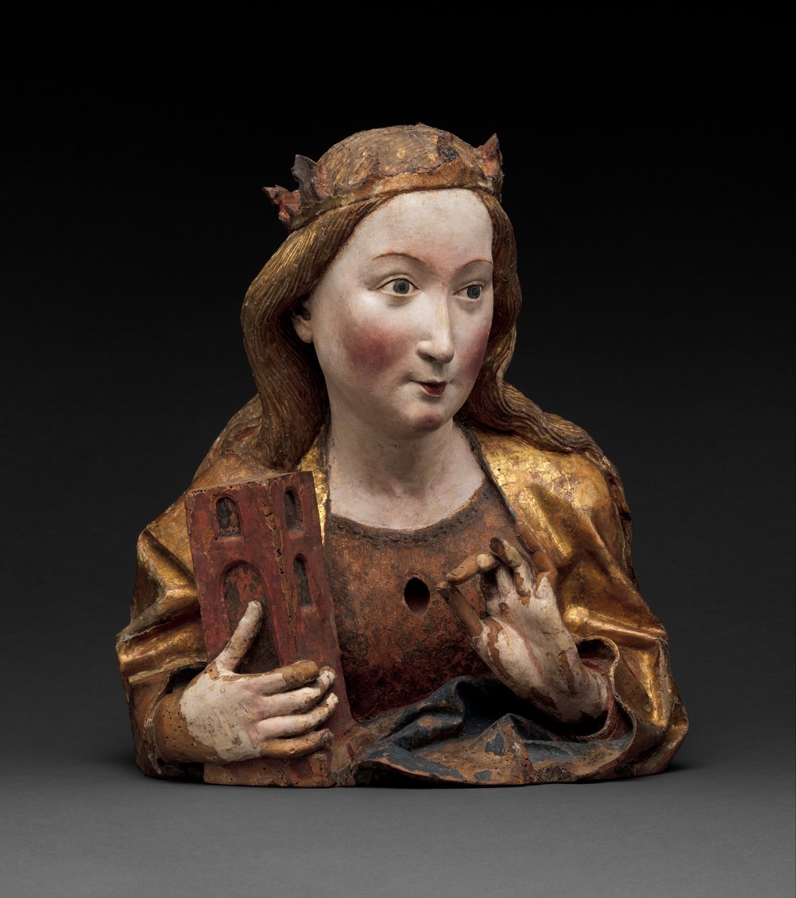 Reliekschrijn Buste van Sint Barbara, c.1465 door Nikolaus Gerhaert von Leyden
