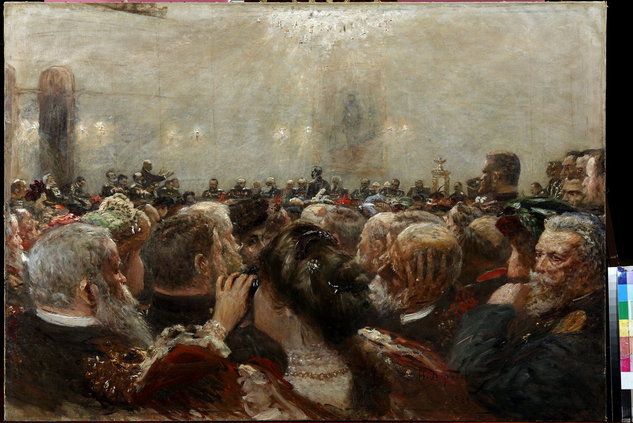 Het proces van Port Arthur door Nikolay Nikanorovich Dubovskoy
